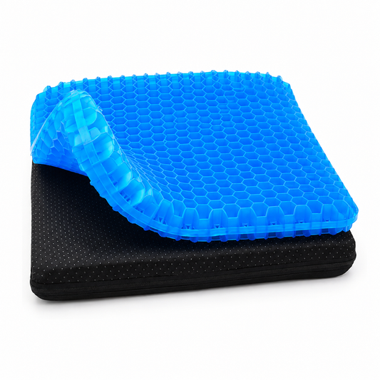 Cojín de gel viscoelástico con forma de panal