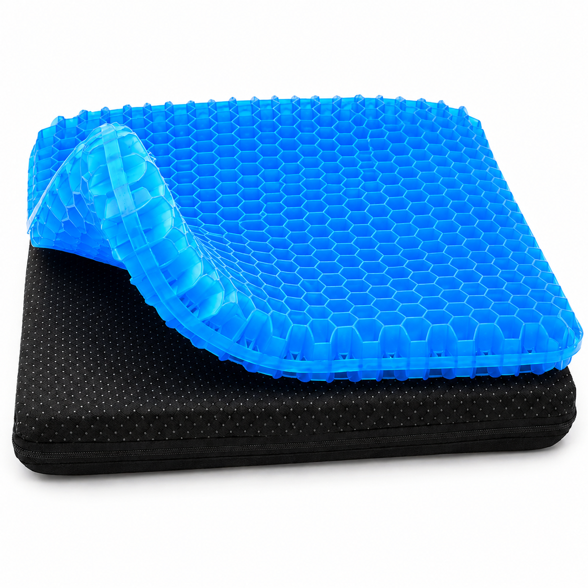 Cojín de gel viscoelástico con forma de panal