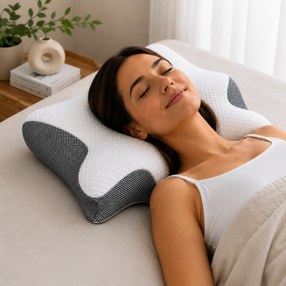Almohada de apoyo cervical viscoelástica