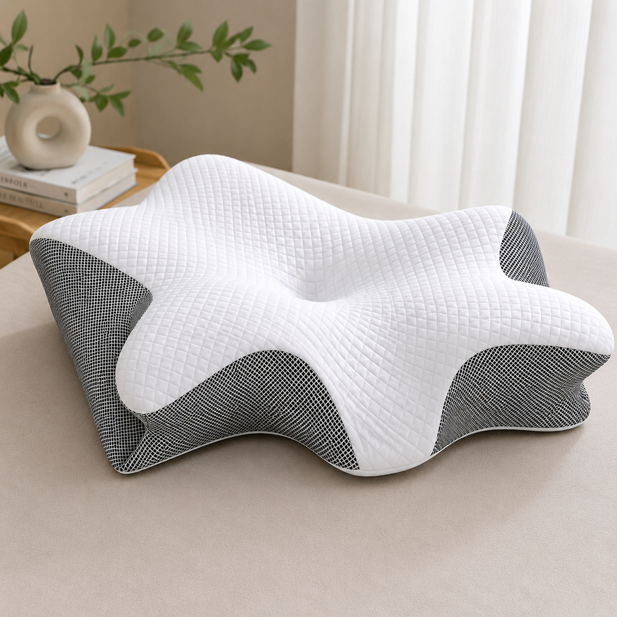 Almohada cervical ergonómica