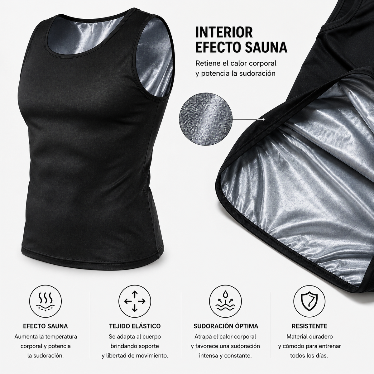 Camiseta Efecto Sauna