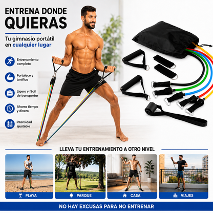 Cuerdas elásticas de resistencia fitness